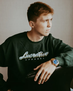 Green Lucrative Crew Neck